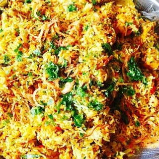 Vegetable Biryani Tray