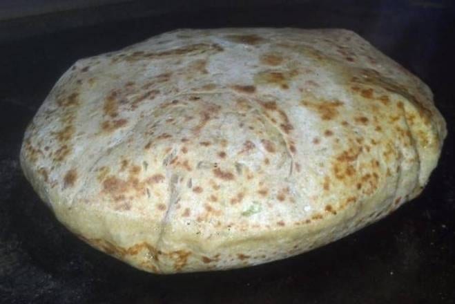 Aloo Onion Paratha.